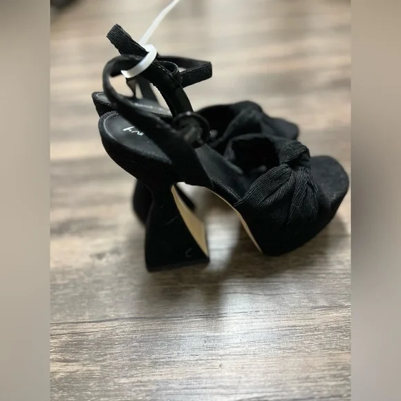 Sam Edelman Audrea Platform Heels | Size 5.5 | NWOB | Black Open Toe Sandals | - Picture 8 of 10